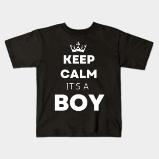 Ceep calm it's a boy Ahoy it's a boy " new mom gift" & "new dad gift" "it's a boy pregnancy" newborn, mother of boy, dad of boy gift Kids T-Shirt